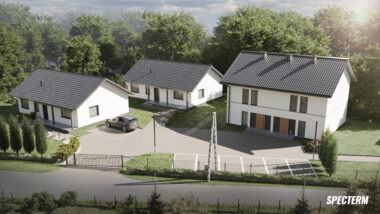 Mini osiedle inwestycyjne - projekt MZK w budowie